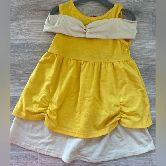 Disney princess Belle cotton dress 12-18mo - Picture 2 of 2
